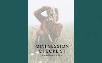 Mini Session Checklist